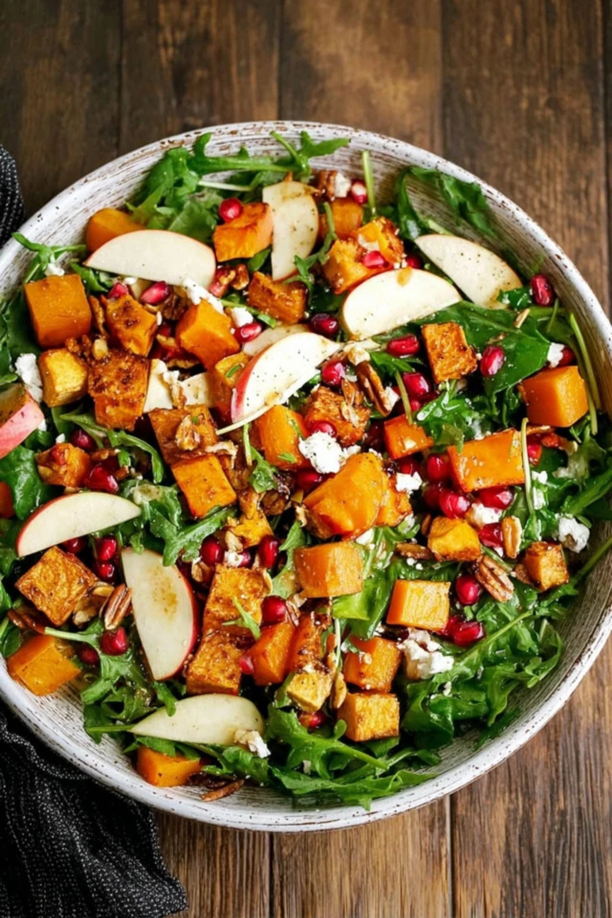 Salad with Butternut Squash and Apple