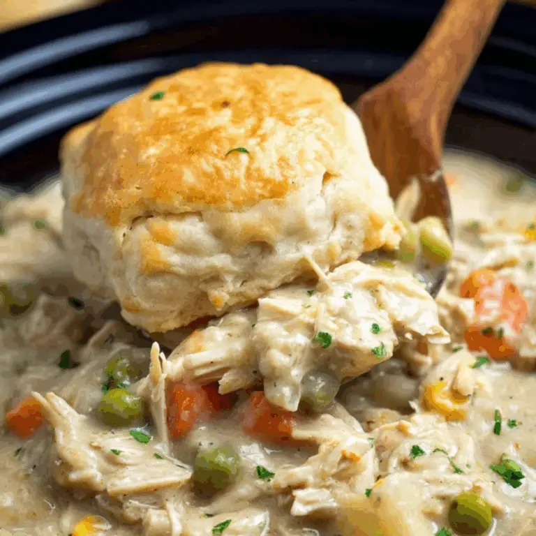 Slow Cooker Chicken Pot Pie