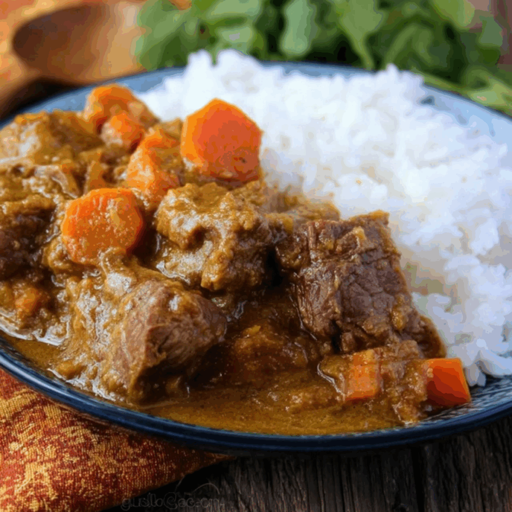 Slow Cooker Coconut Curry Beef Stew - What To Cook