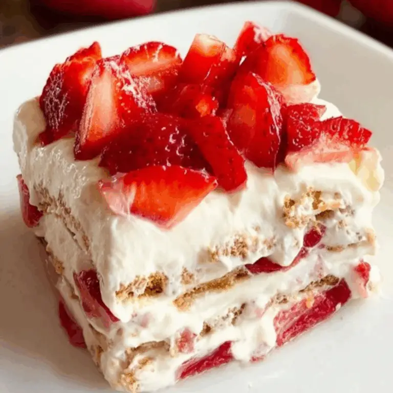 Strawberry Icebox Cake