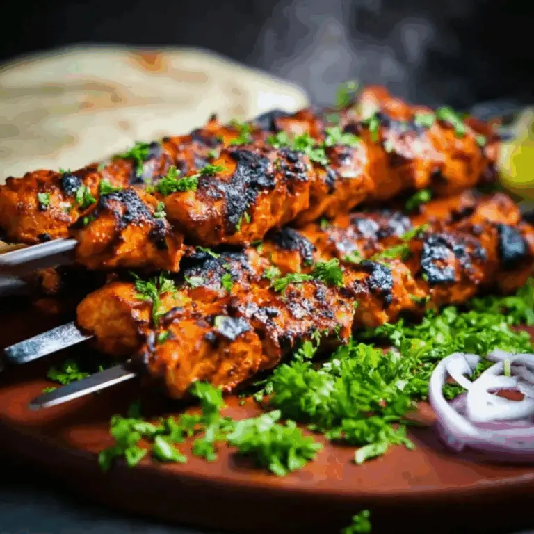 Tandoori Chicken Tikka Kebab Skewers