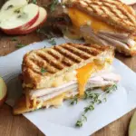 Turkey Apple and Cheddar Panini