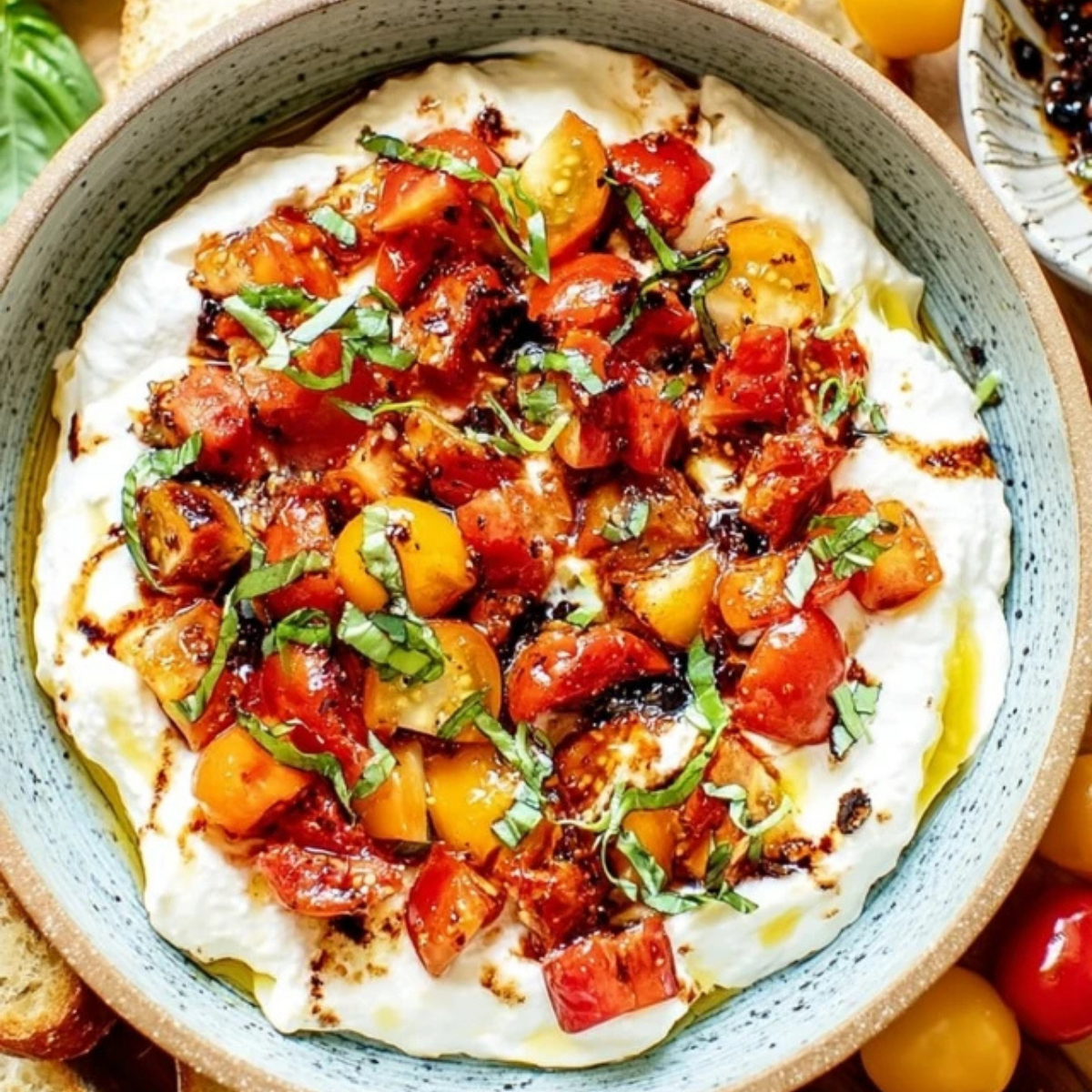 Whipped Feta Bruschetta Dip