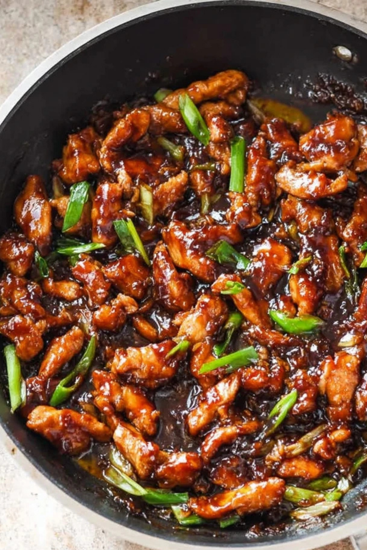 20 Minutes Sweet Savory Mongolian Chicken