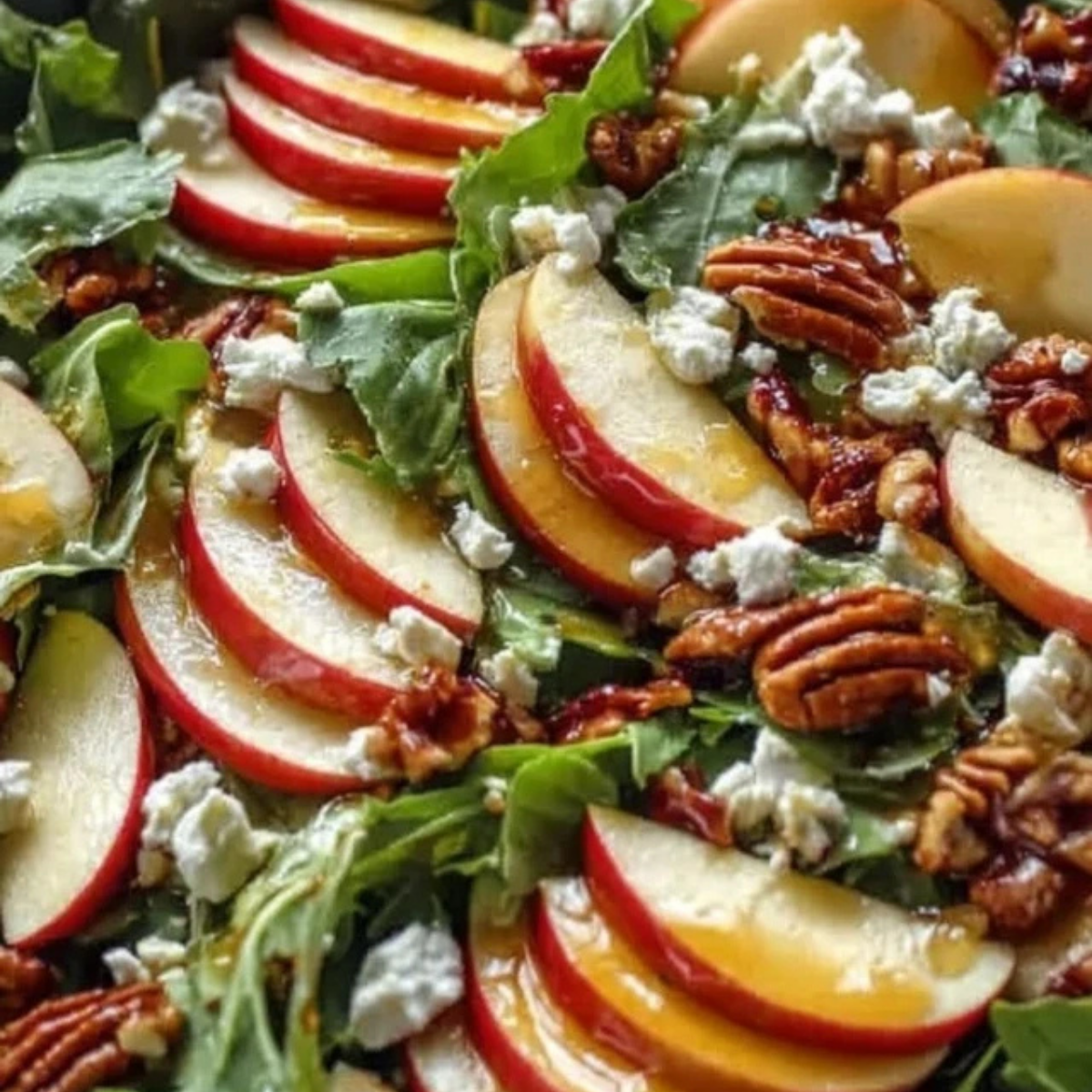 Autumn Harvest Honeycrisp Apple and Feta Salad