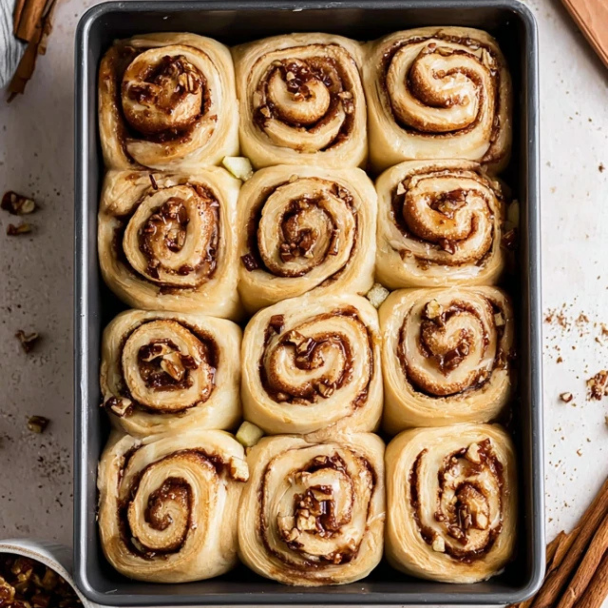 Baked Apple Cinnamon Rolls