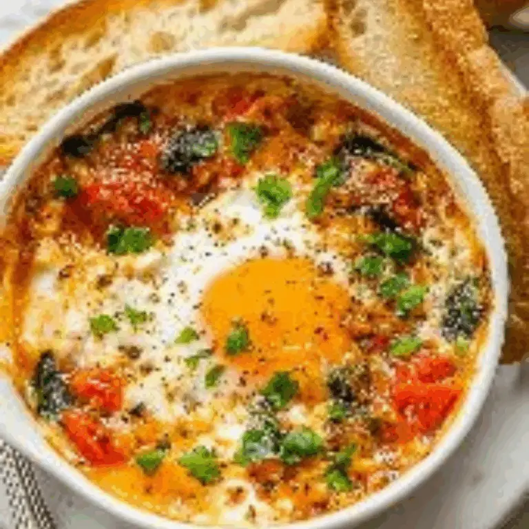 Baked Feta Eggs Recipe