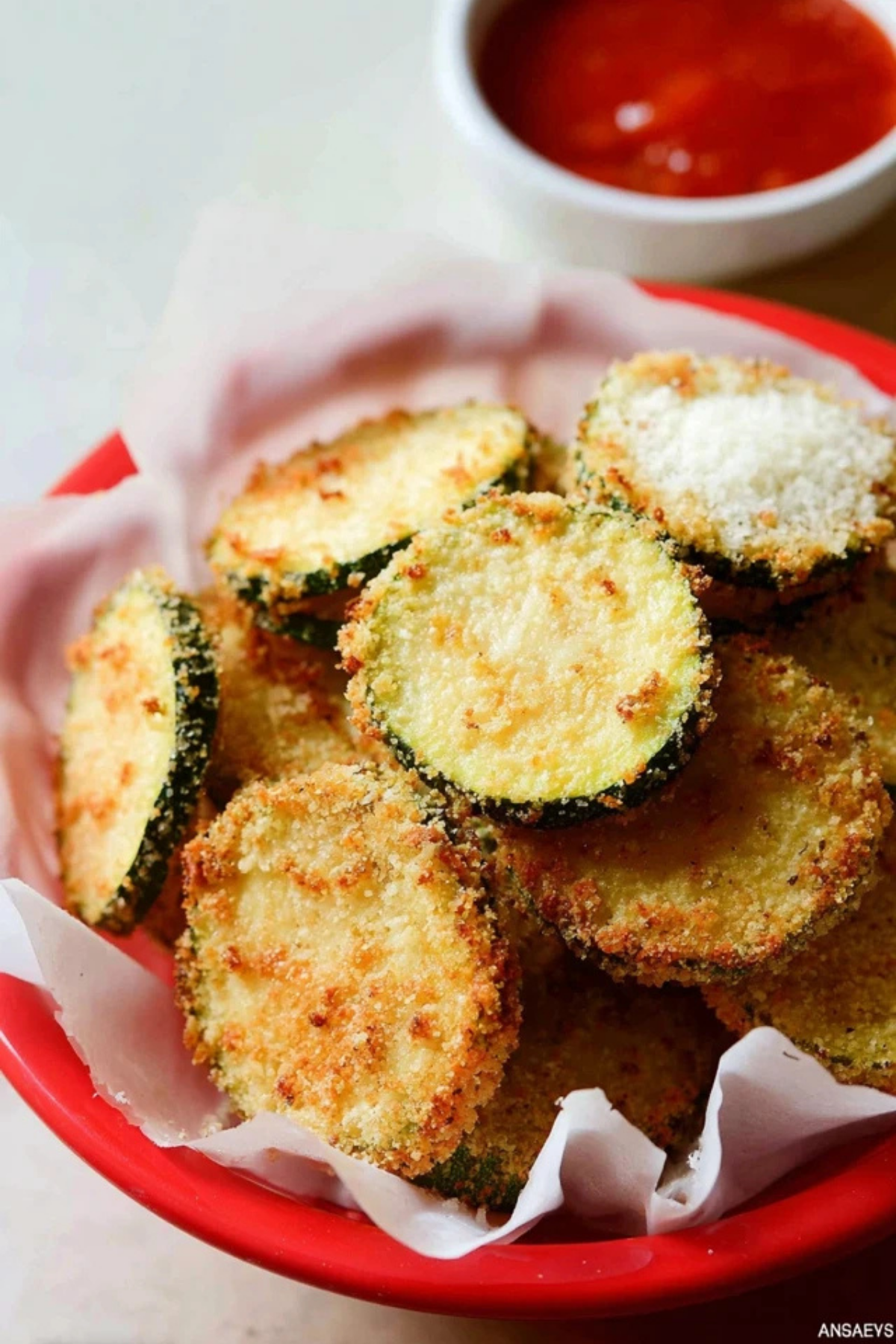 Baked Parmesan Zucchini Chips