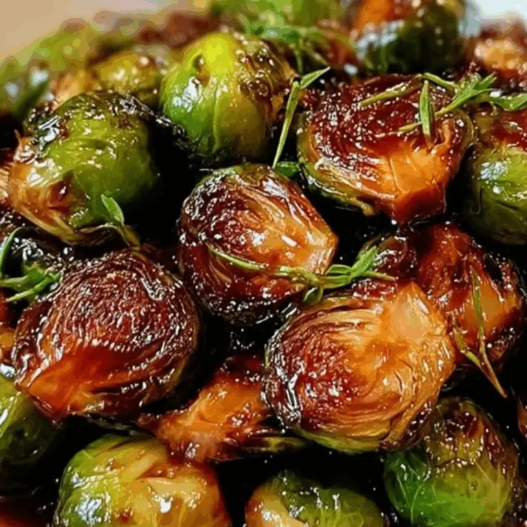 Balsamic Glazed Brussels Sprouts