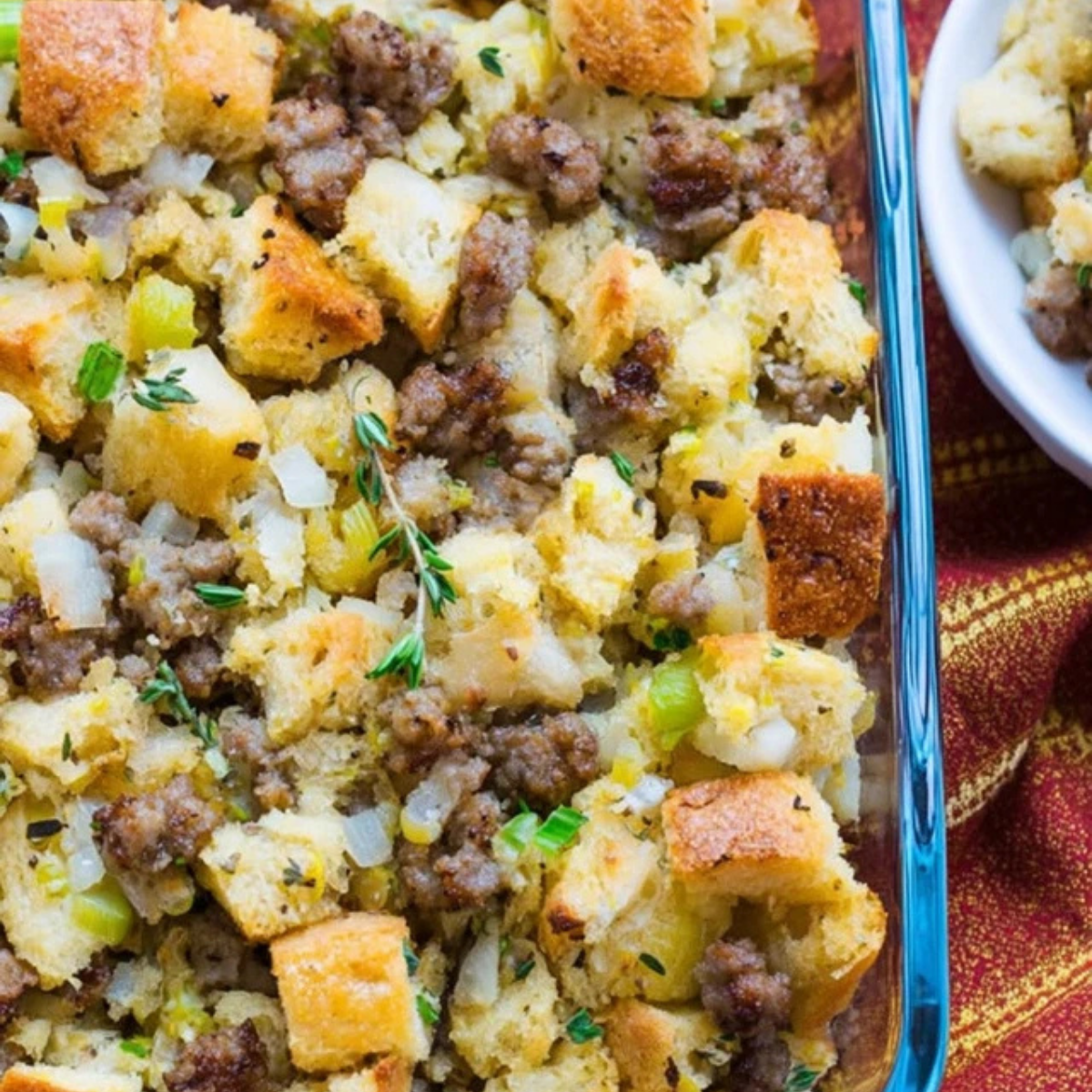Best Italian Sausage and Herb Stuffing