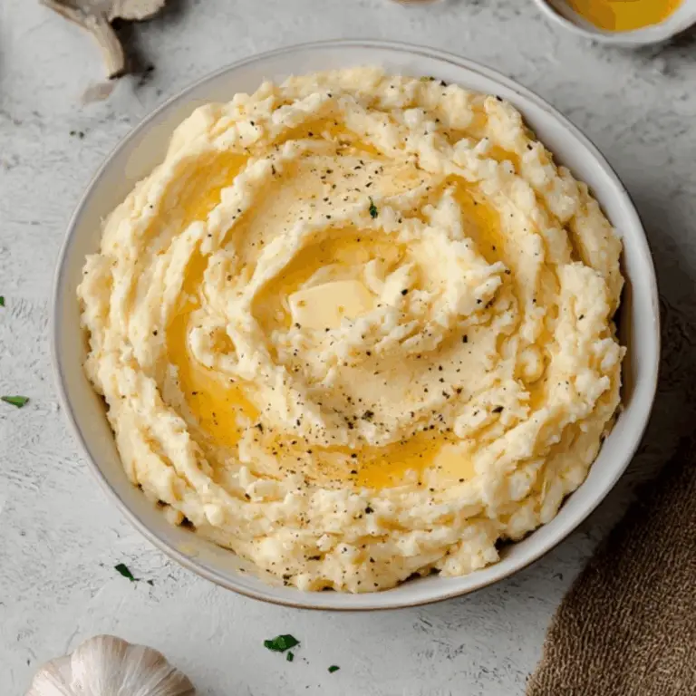 Brown Butter Garlic Mashed Potatoes
