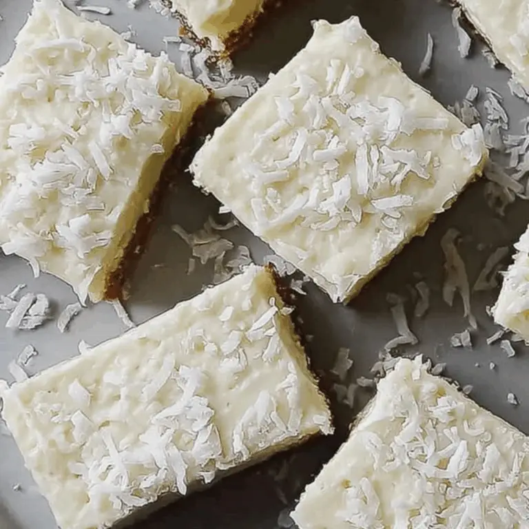 Coconut Lime Bars