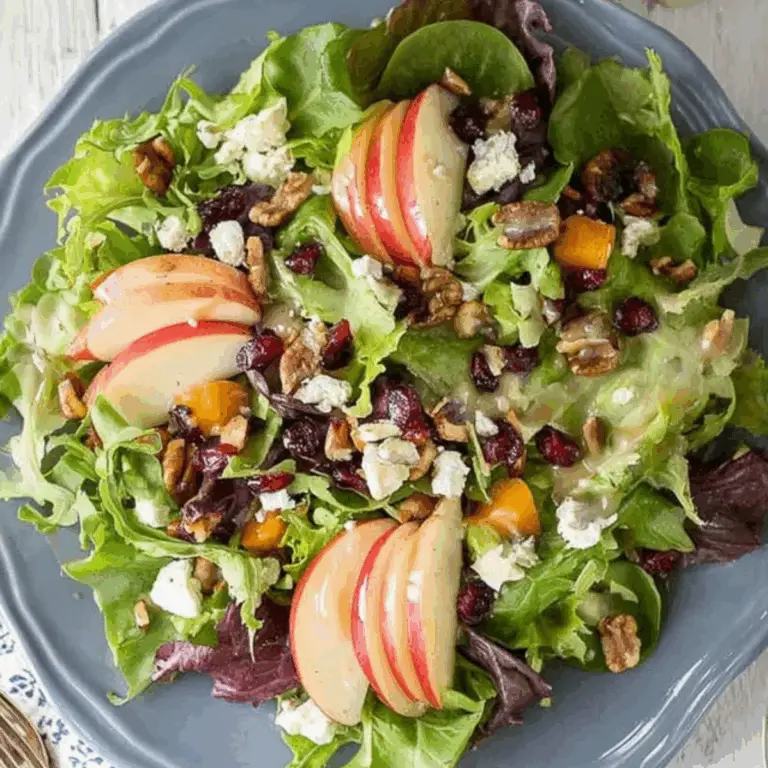 Fall Salad with Maple Vinaigrette