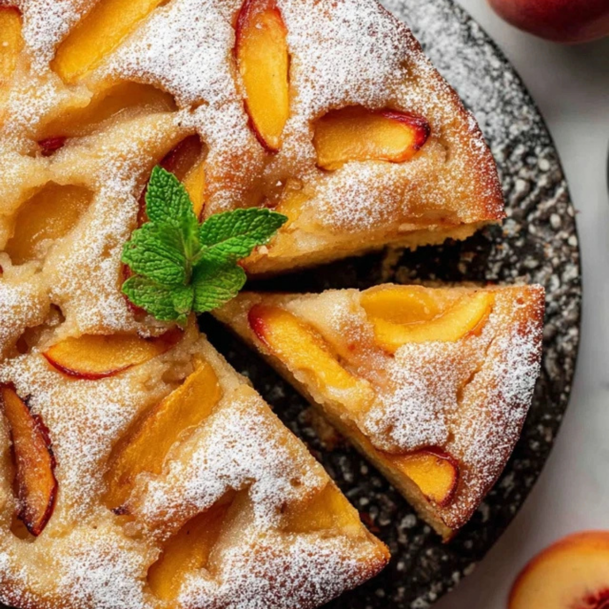 Fresh Peach Cake
