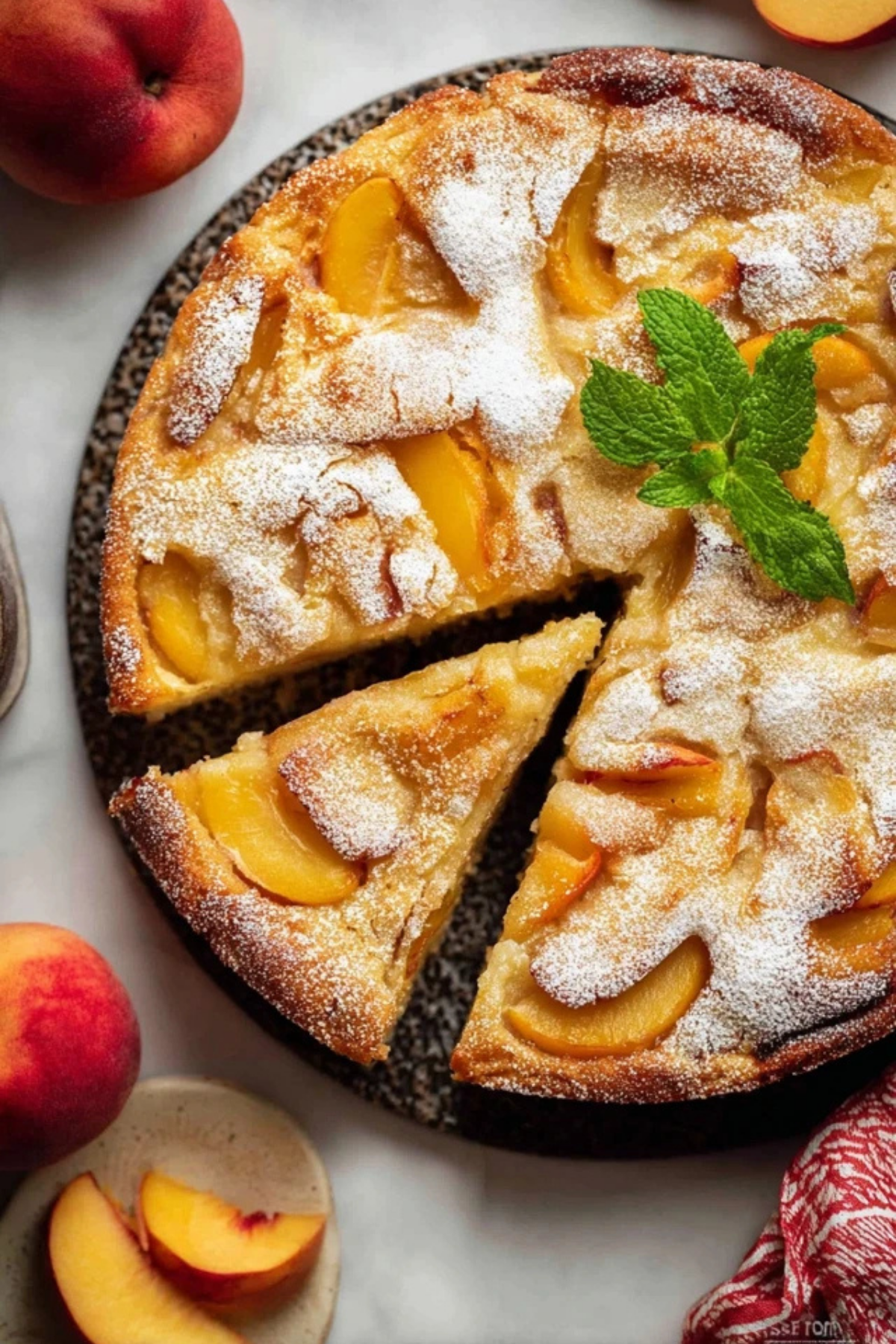 Fresh Peach Cake
