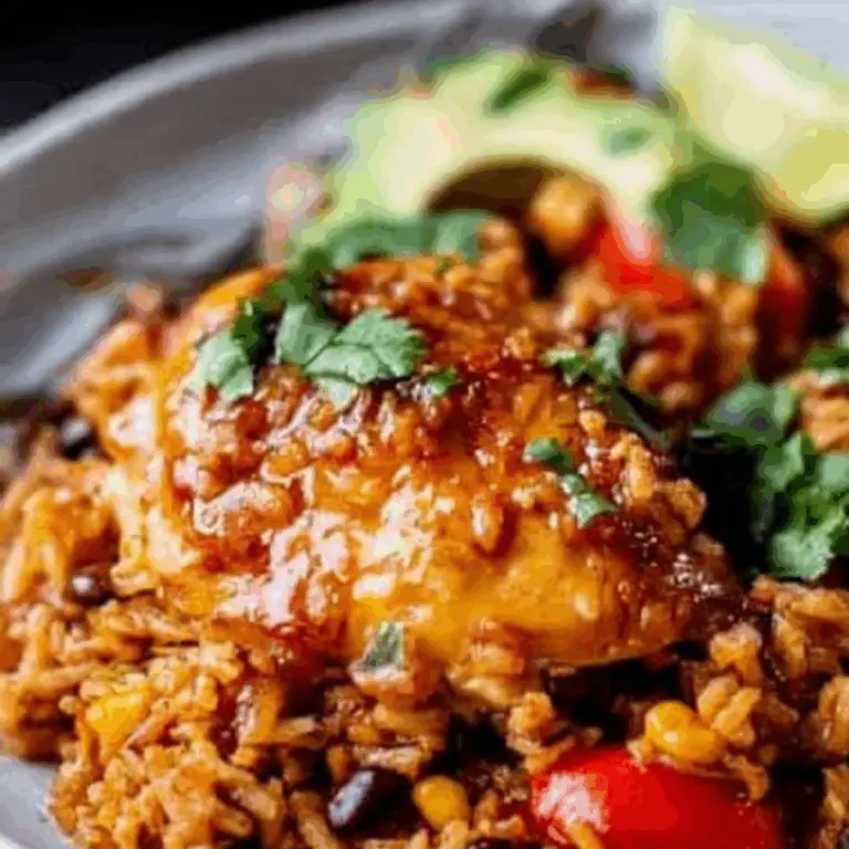 One-Pot BBQ Chicken and Rice