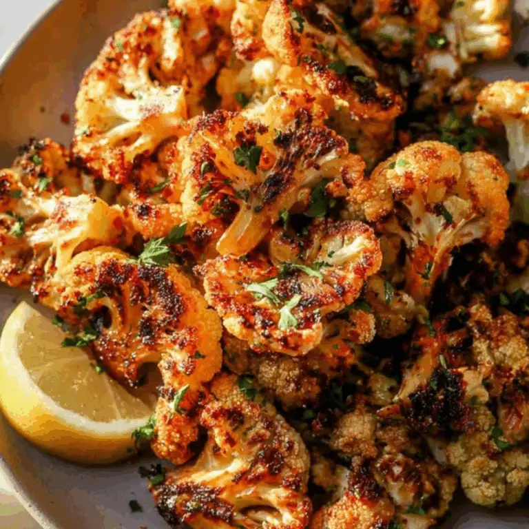 Garlic-Parmesan Roasted Cauliflower