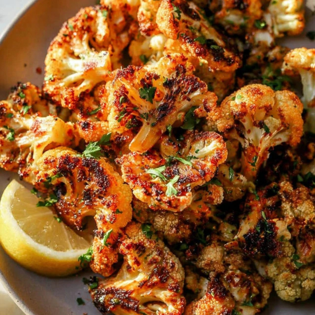 Garlic-Parmesan Roasted Cauliflower