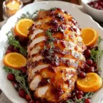 Juicy Cranberry Orange Glazed Turkey Breast Recipe