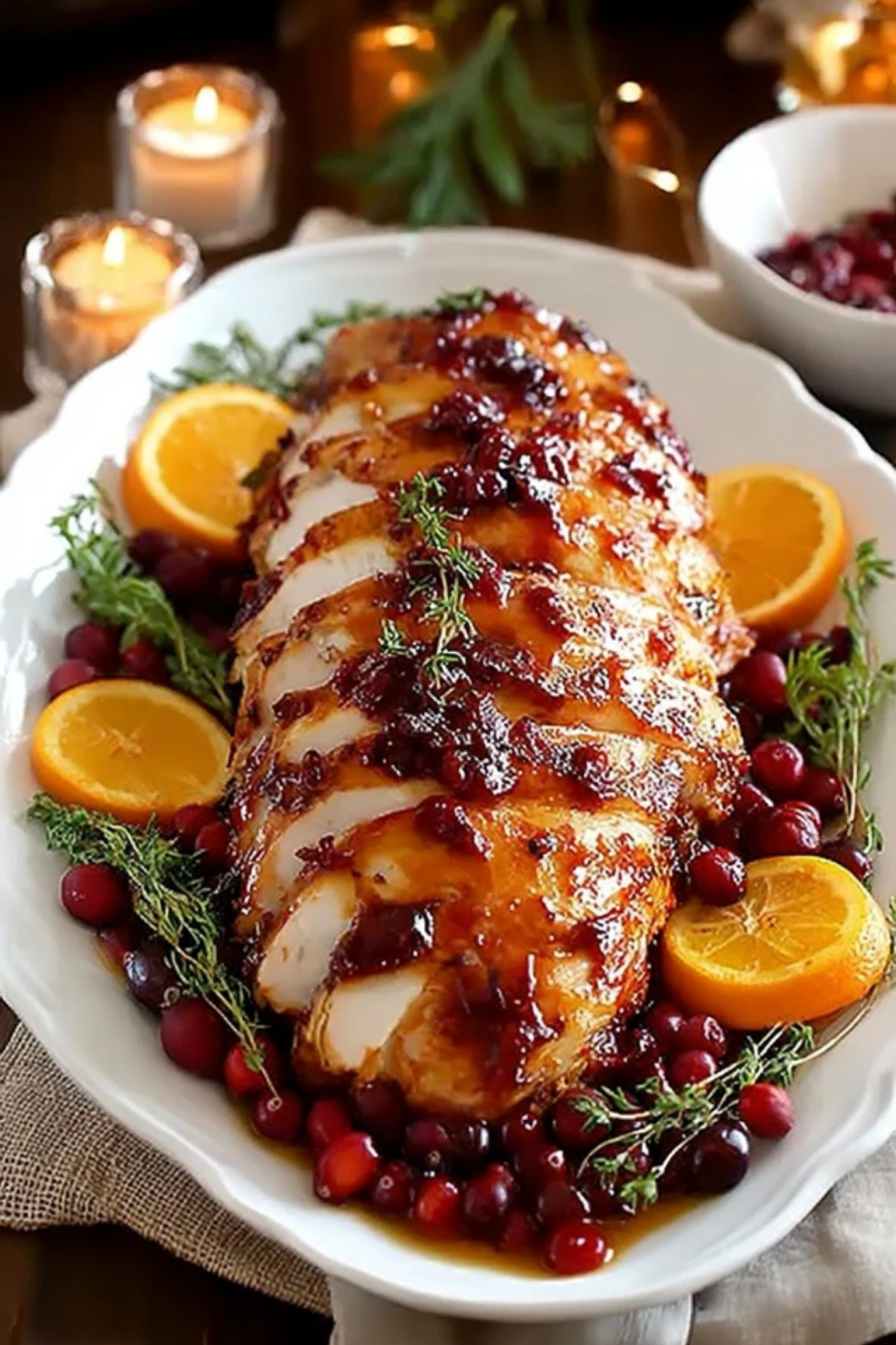 Juicy Cranberry Orange Glazed Turkey Breast Recipe