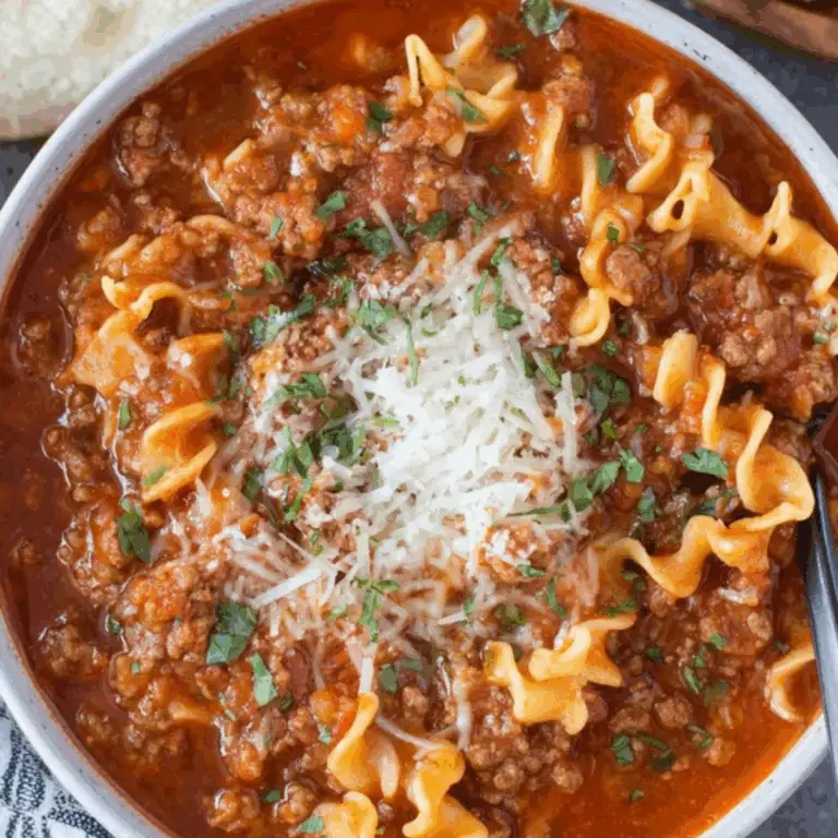 Lasagna Soup