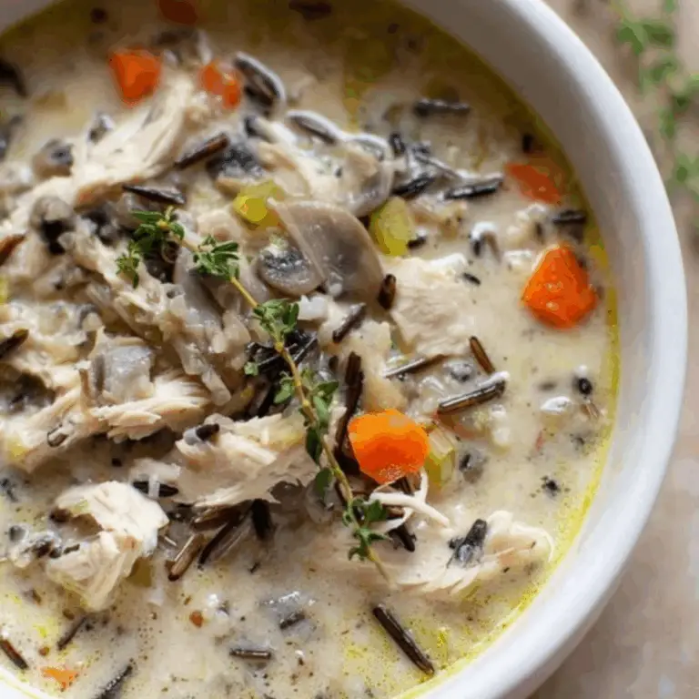 Leftover Turkey Wild Rice Soup