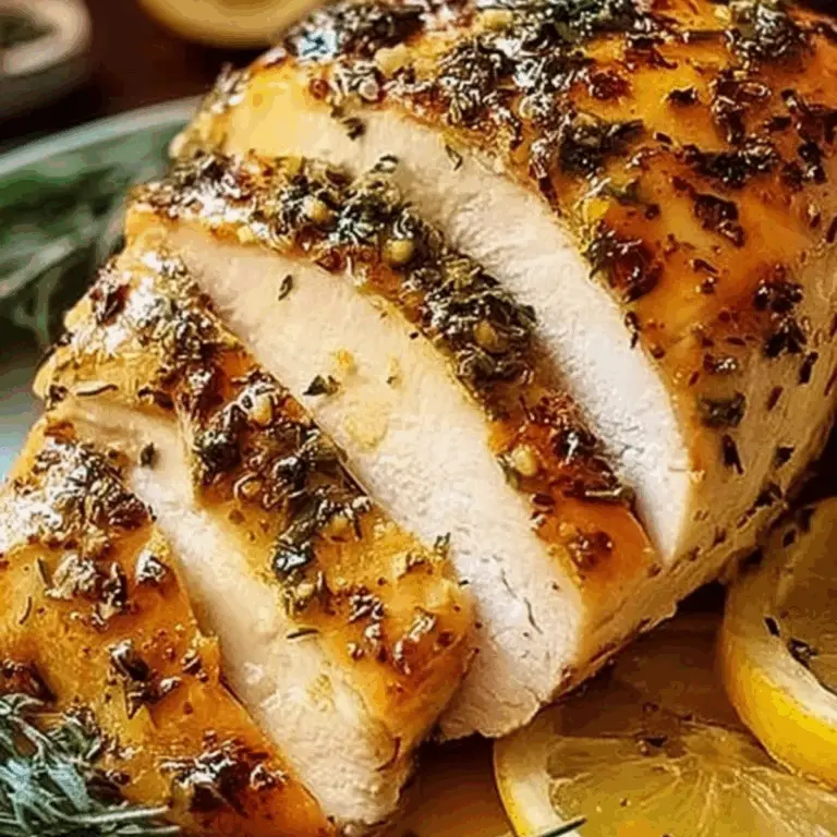 Lemon Garlic Roasted Turkey Breast