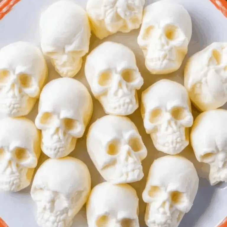 Mozzarella Cheese Skulls