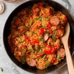 One Pot Cajun Sausage and Rice