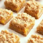 Peach Crumble Bars