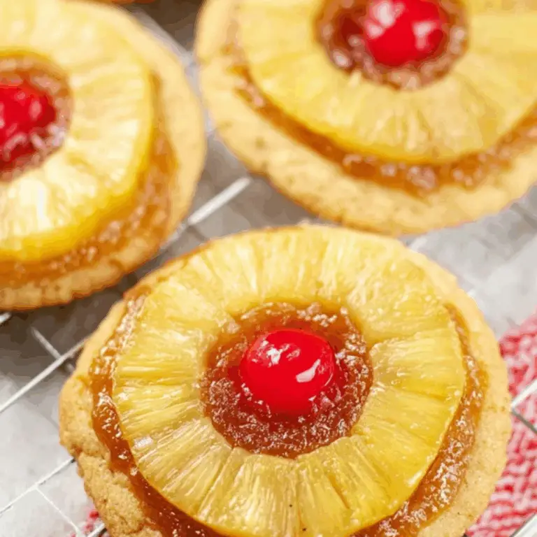 Pineapple Upside Down Sugar Cookies