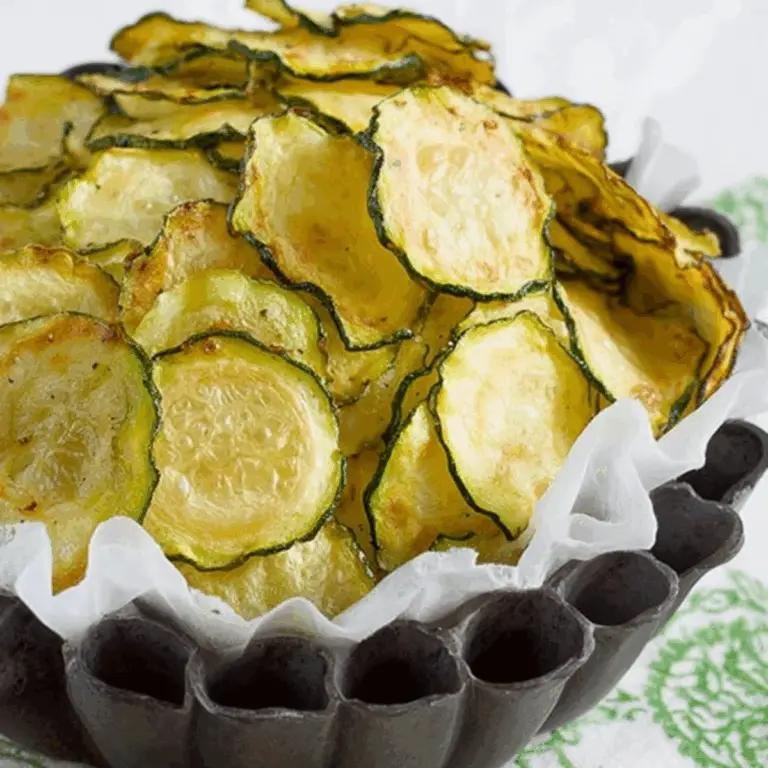 Salt and Vinegar Zucchini Chips