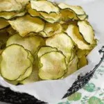 Salt and Vinegar Zucchini Chips