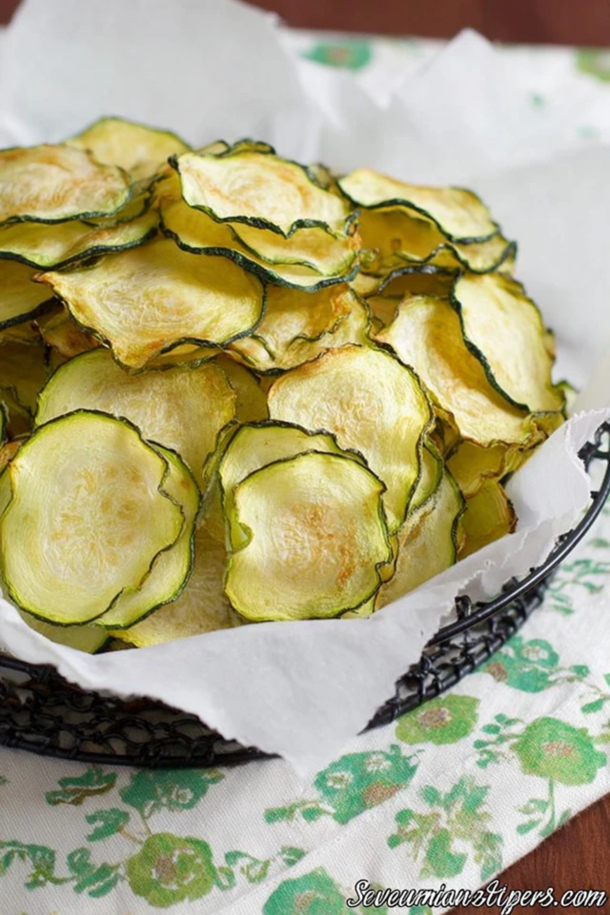 Salt and Vinegar Zucchini Chips