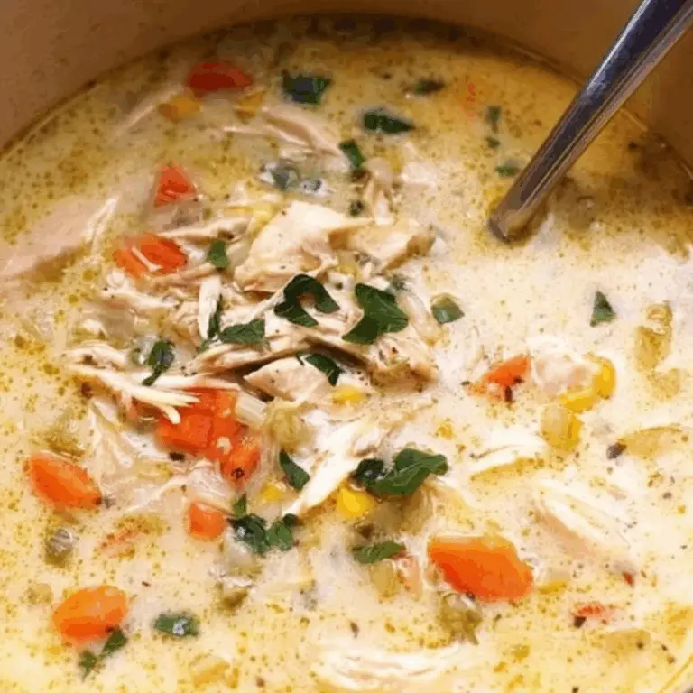 Creamy Chicken Vegetable Soup