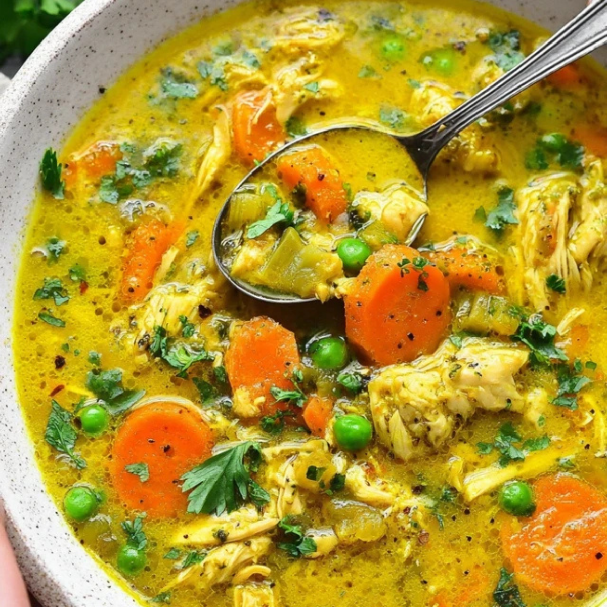 Anti Inflammatory Turmeric Chicken Soup