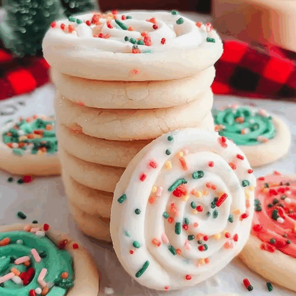 Christmas Sugar Cookies (Crumbl Copycat) - What To Cook
