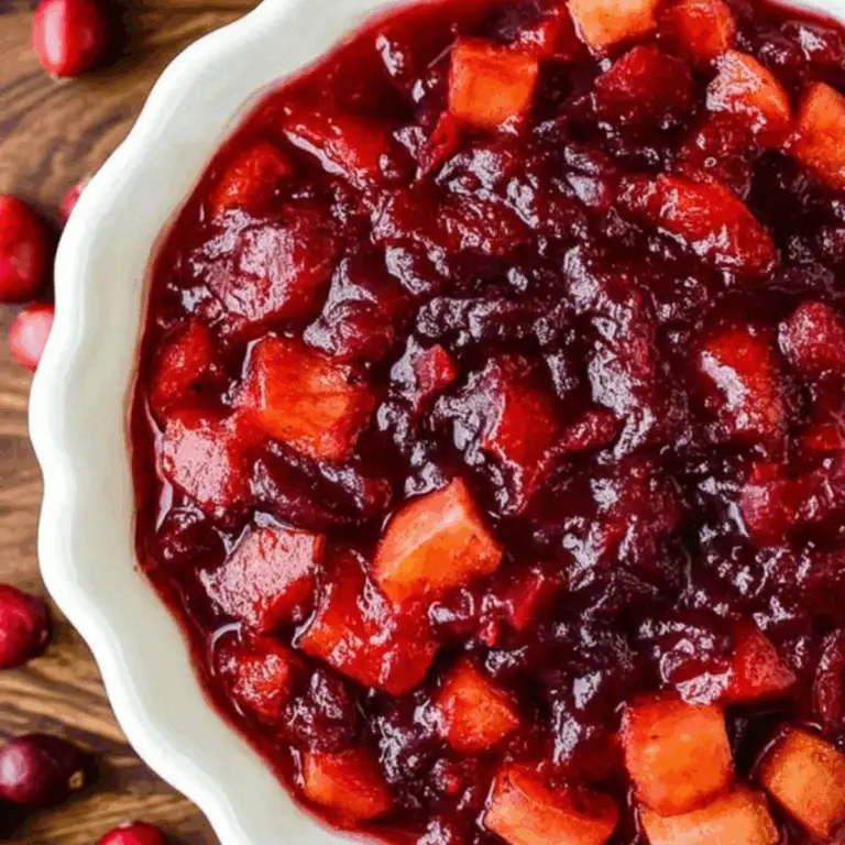 Cranberry Apple Chutney