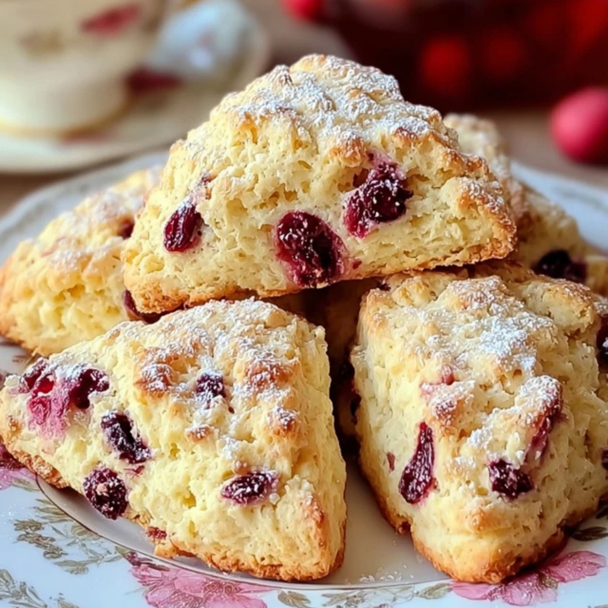 Cranberry Orange Scones