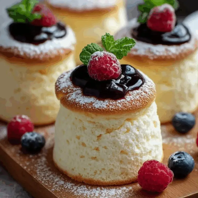 Fluffy Japanese Cotton Cheesecake Cupcakes