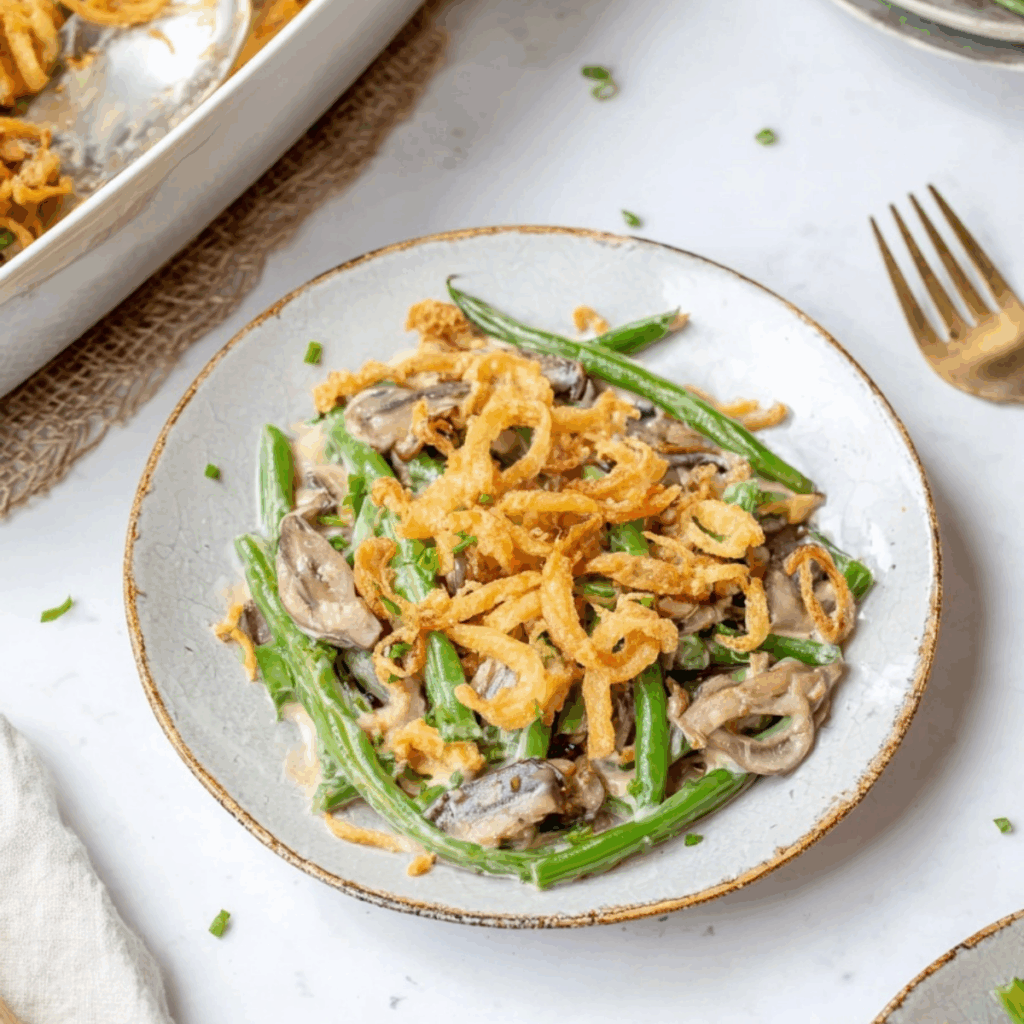 Fresh Green Bean Casserole