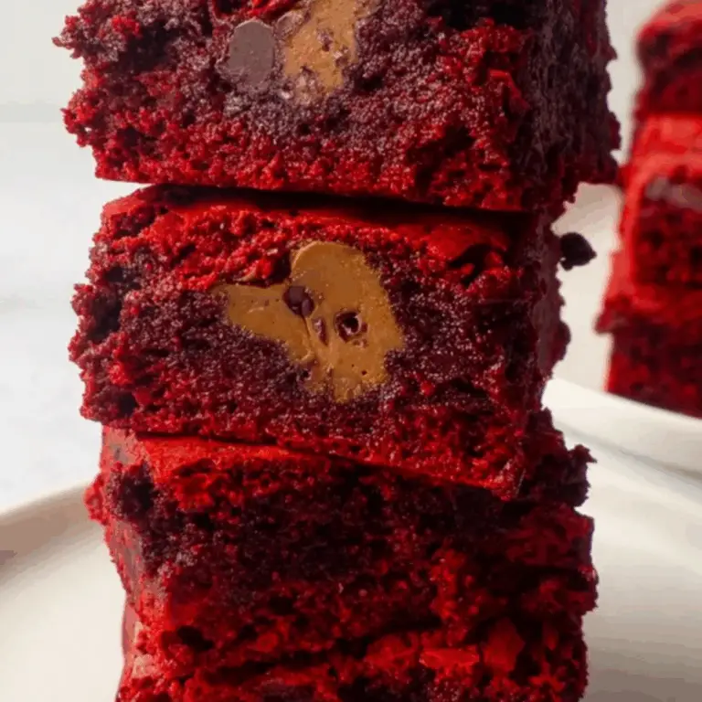 Fudgy Red Velvet Brownies