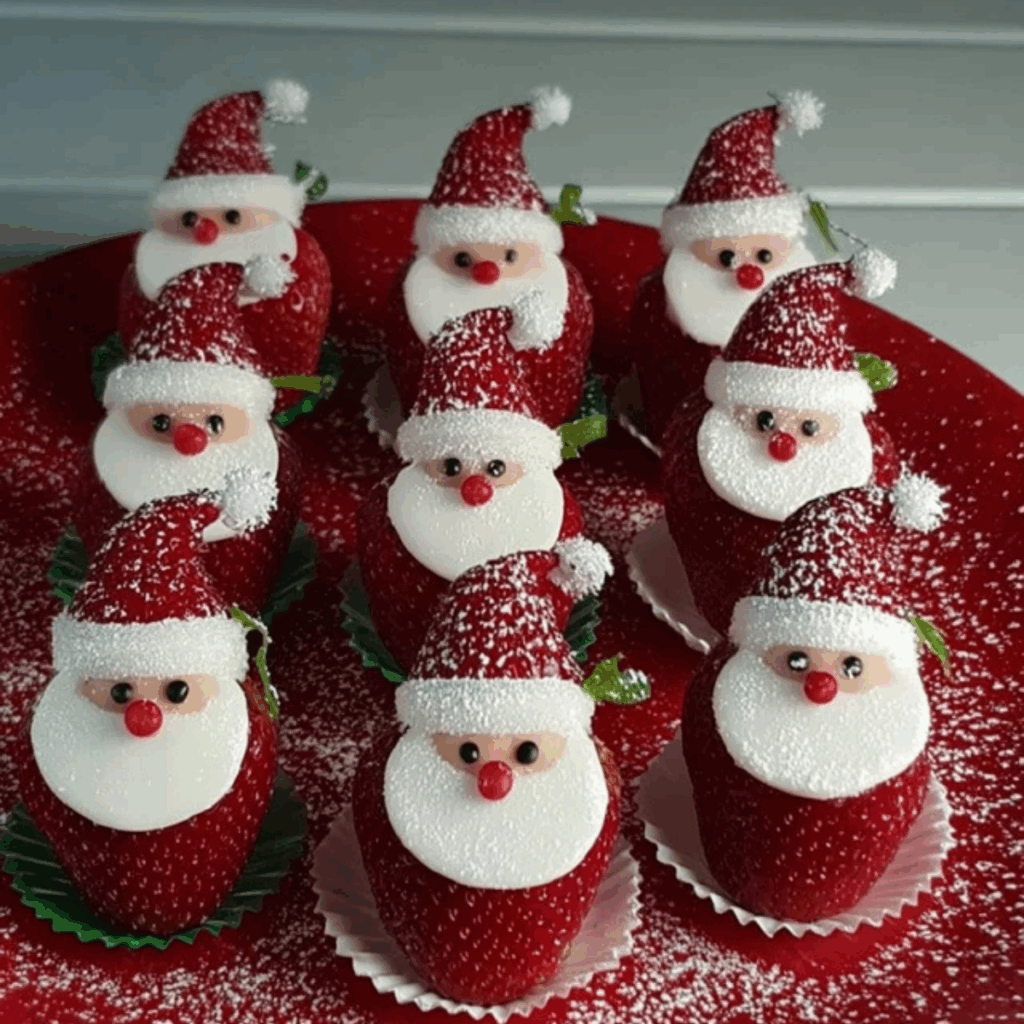 Mini Santa Collection Mini Strawberry Santas: A Festive and Fun Holiday Treat - What To Cook