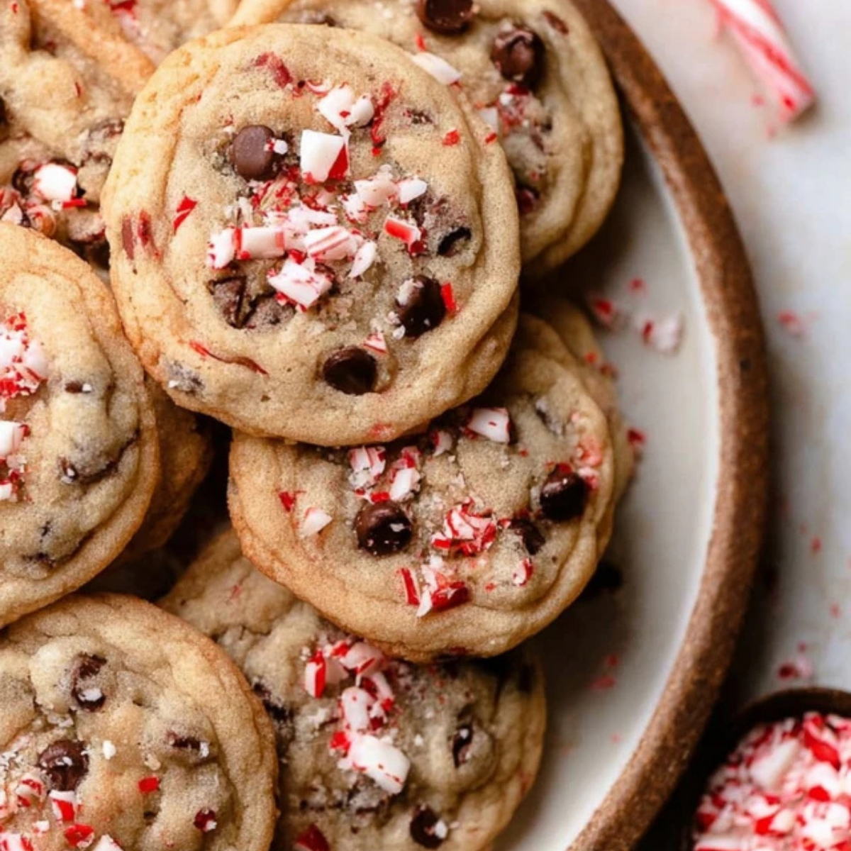 Peppermint Chocolate Chip Cookies
