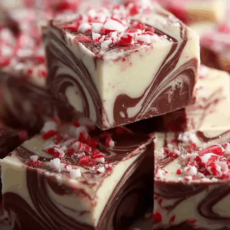 Peppermint Swirl Fudge