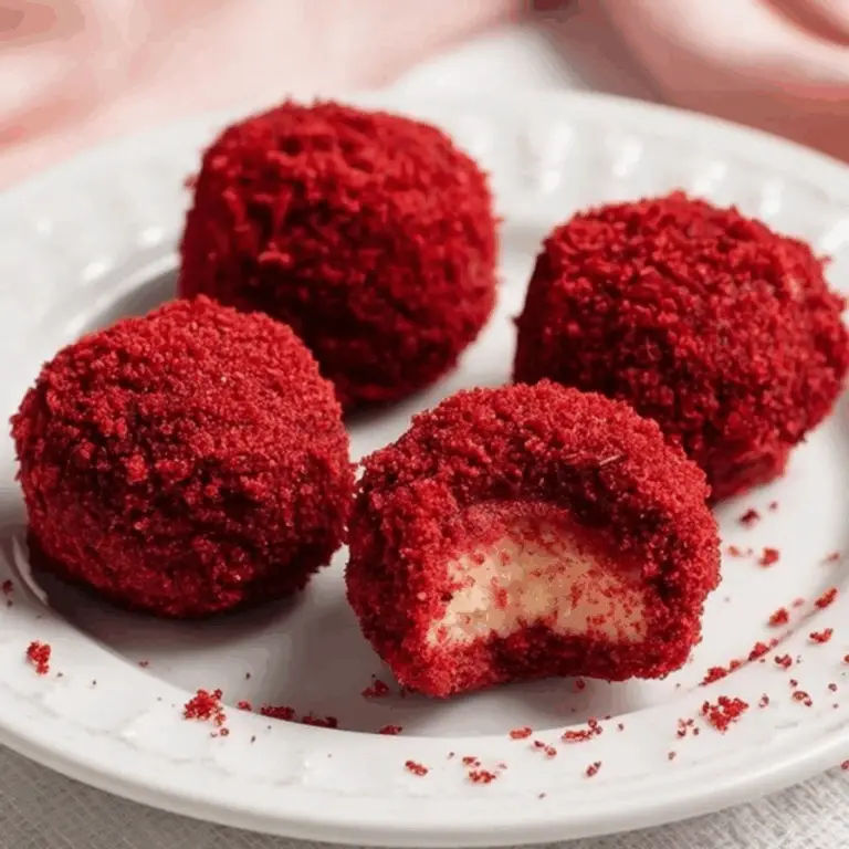 Red Velvet Cheesecake Bites