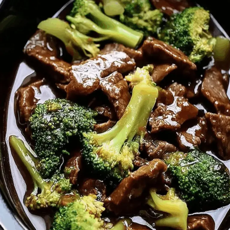 Savory Crock Pot Beef and Broccoli