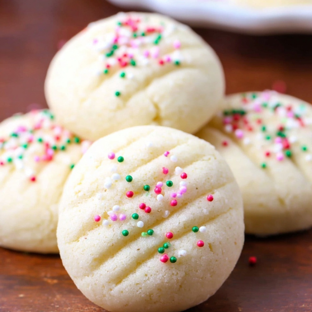 Whipped Shortbread Cookies