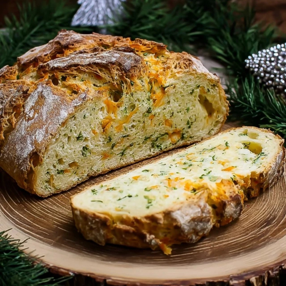 Cheddar and Herb Soda Bread