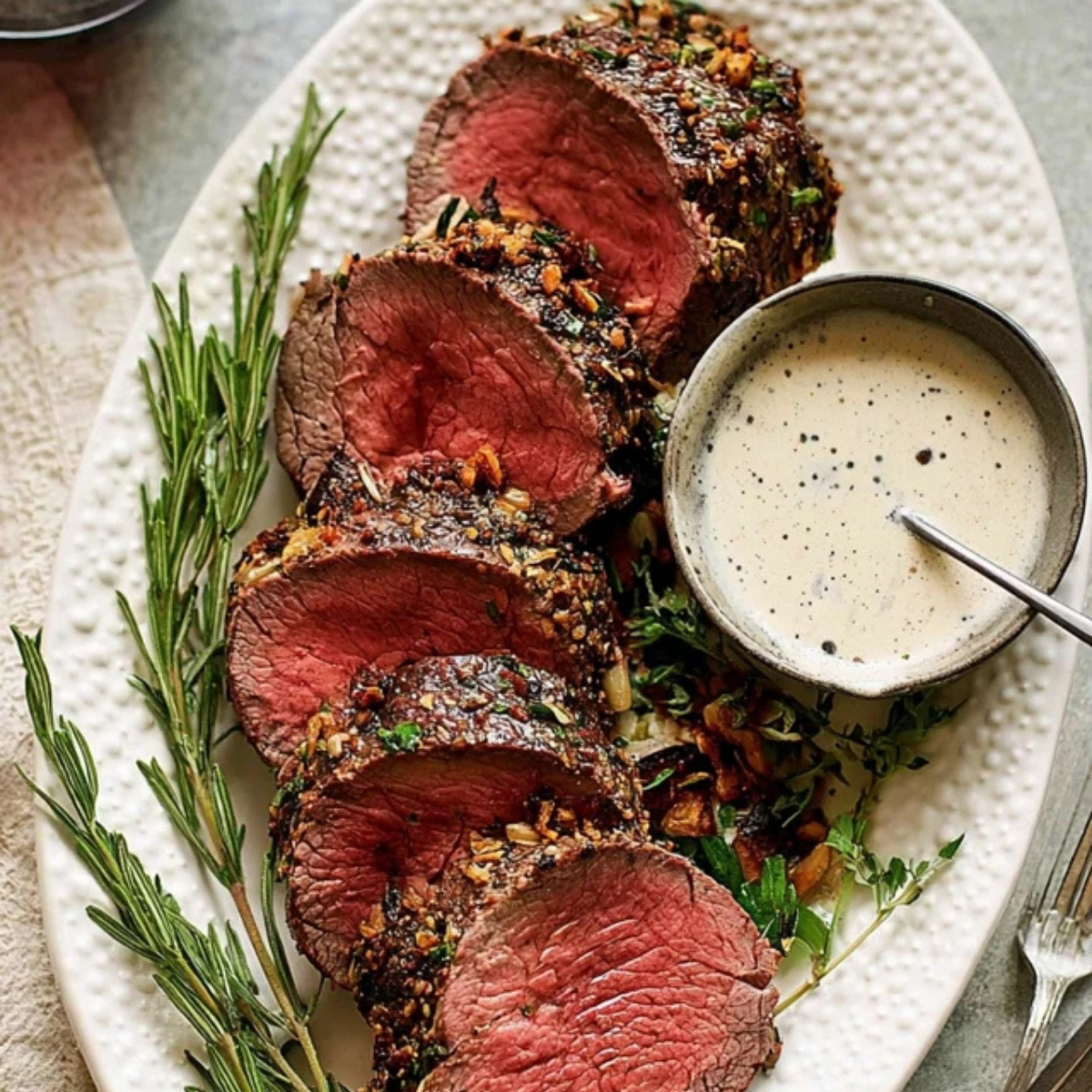 Herb Crusted Beef Tenderloin